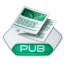 MS Publisher PUB Icon 64x64 png